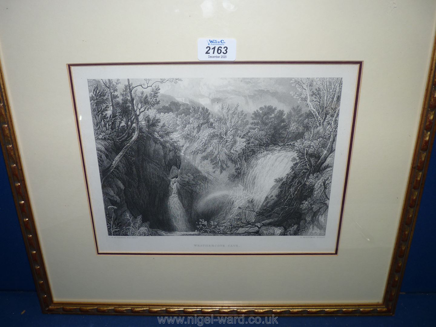 A 19th c. Engraving by S. Middiman, after an original painting by J.M.W.