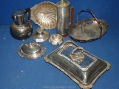 A quantity of plated items including MFG Corp.