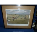 A large fox hunting Print by Lionel Edwards "The Pytchley".