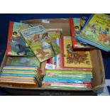A quantity of Ladybird books.