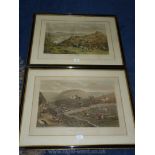 A pair of antique hare hunting Prints by R.G. Reeve 1836, 29" x 22".