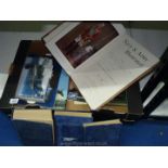 A box of books to include three volumes of Manual of Seamanship 1951, Navy and Army Illustrated,