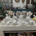 A Haviland porcelain tea set