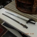A 19th century Enfield cavalry sword marked 21L 104 crowned EFD 75