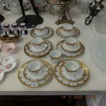 A set of Limoges trios