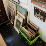 A large quantity of assorted pictures