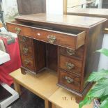 A 19th century mahogany lowboy width 91cm height 76cm depth 46cm