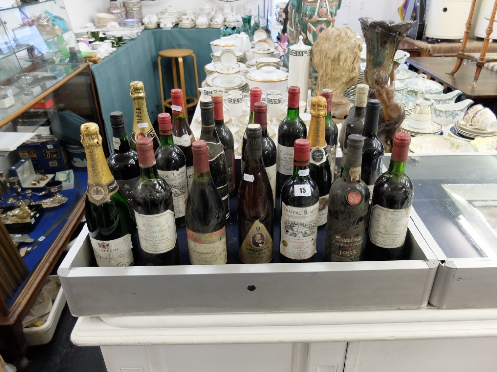 Twenty bottle of assorted wine,