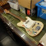 A 1960s Jedson Telecaster guitar a/f