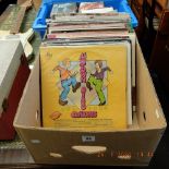 A quantity of rock and pop LP,