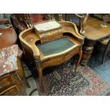 A fine quality 19th century rosewood and kingswood,