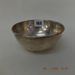 A late Victorian silver bowl,