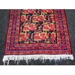 A mid 20th century Hamadan rug 6'7 x 4'9