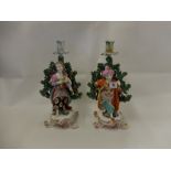 a pair of coloured enamel,