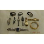 A quantity of assorted watches including Ingersoll and Tissot