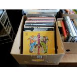 A quantity of rock and pop LP,