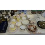 A quantity of assorted china including a tea set