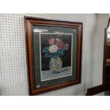 A decorative framed print