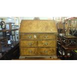 A walnut bureau