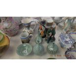 A collection of assorted ceramics including a Royal Doulton figure,