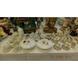 A decorative coffee set etc.