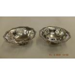 A HM silver BonBon dish, by Mappin and Webb,