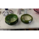 Two Bretby bowls