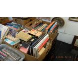 Two boxes of assorted books