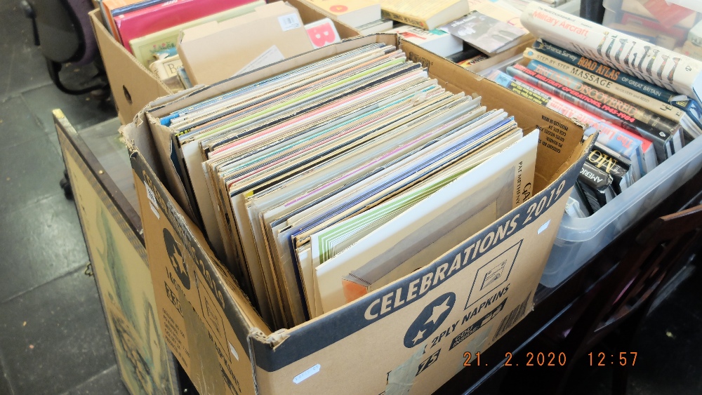 A mixed quantity of assorted LP's