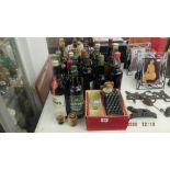 Twenty five bottles of wines and spirits including brandy