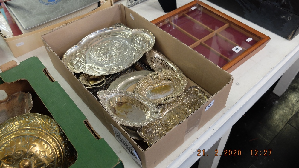 A quantity of silver plate