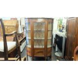 An Edwardian mahogany display cabinet