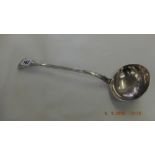 An early 19th century William Chawner kings pattern ladle,