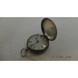 Full hunter silver cased pocket watch The Lancashire Watch Company,