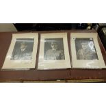 Three old military signed photographs including General Douglas Haig