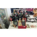 Twenty five bottles of wines and spirits including brandy