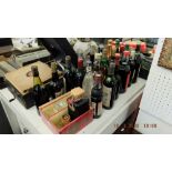 A quantity of assorted wines and spirits