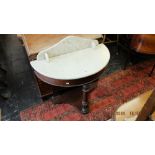 A 19th century marble top washstand