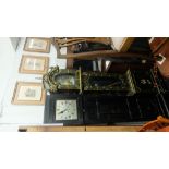 A chinoserie decorative long case clock