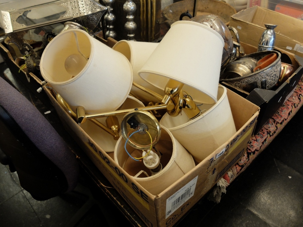 A quantity of 1980s lamps - Image 2 of 4