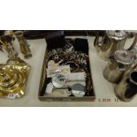 A quantity of assorted costume jewellery and watches
