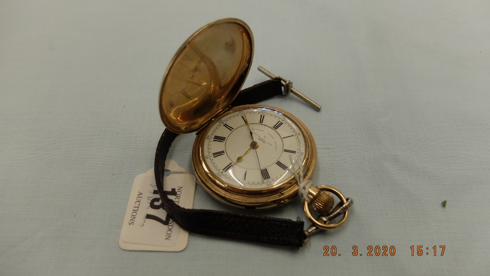 A gold plated Thomas Russell pocket watch - Image 2 of 2