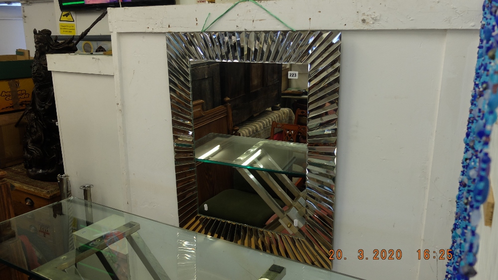 A decorative mirror