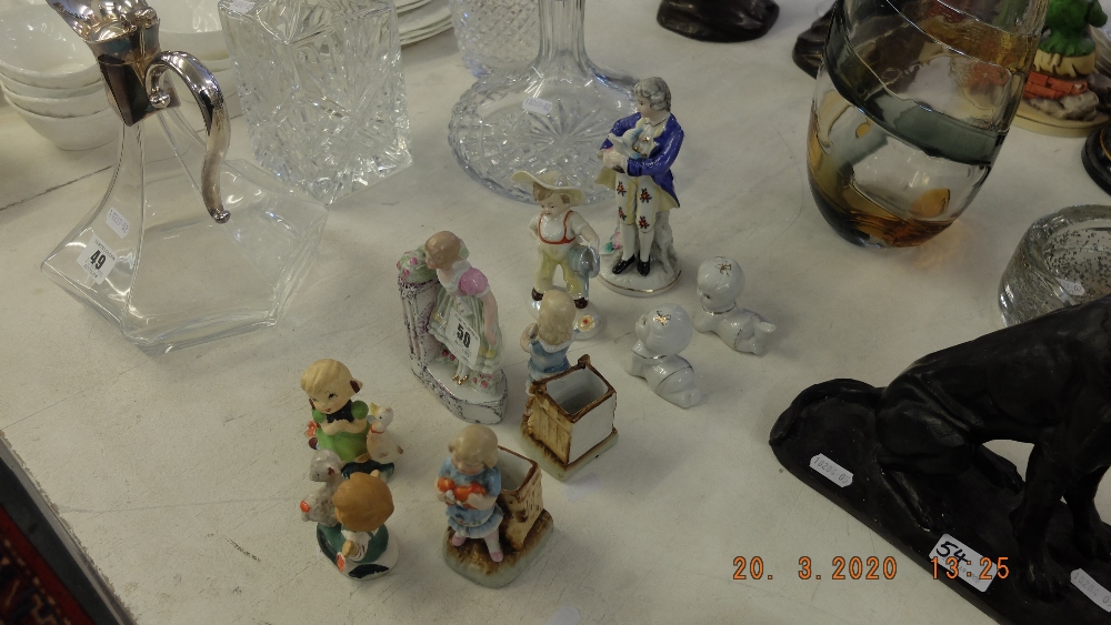 An assortment of early figures