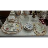 A quantity of assorted chinaware and glassware