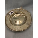 An early hallmarked silver dish,