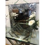 A decorative mirror