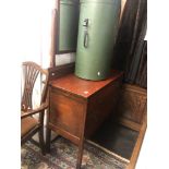 An oak dressing chest