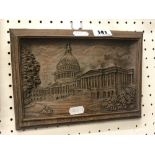 A framed plaque US Capital Washington DC