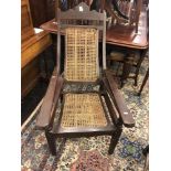 A Bergere Morris chair,